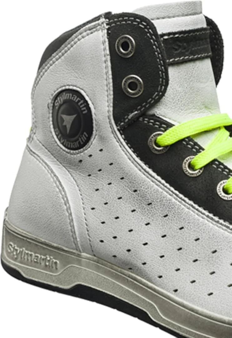 STYLMARTIN Unisex Sectormoto boot 43 EU Weiss, 43 EU Weiss