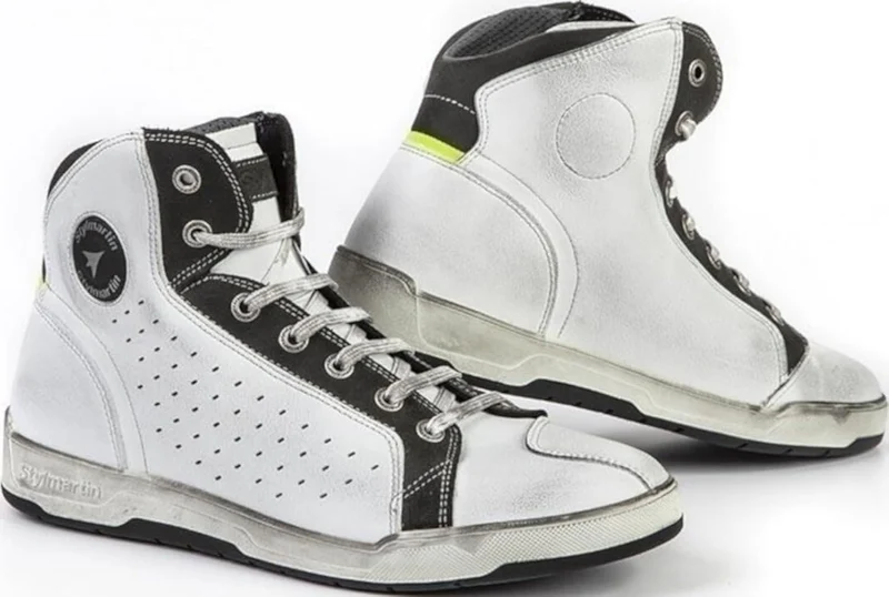 STYLMARTIN Unisex Sectormoto boot 43 EU Weiss, 43 EU Weiss