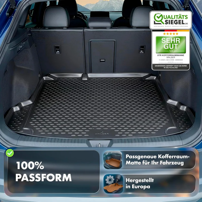 WALSER XTR Kofferraumwanne für Opel Astra L (O5) 10/2021-Heute, 100% passgenaue Antirutschmatte Auto