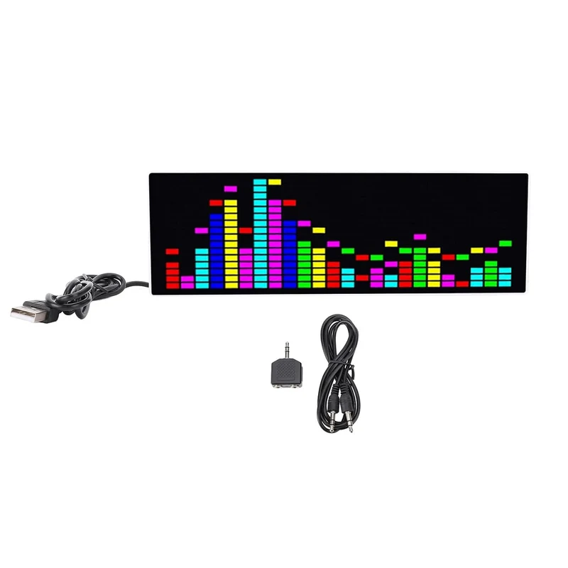 Musik-Spektrum-Anzeige, LED-Musik-Analysator, Audio-Spektrum-Analysator, Rhythmus-Licht-Level-Voice-