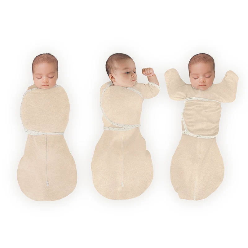 SwaddleDesigns Unisex Baby Omni 6-Wege Omni (1er Pack) Small (2.7-6.4 kg) Meliertes Haferflocken, Sm