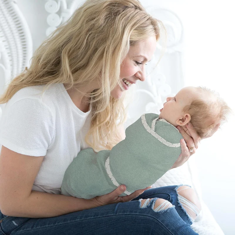 SwaddleDesigns Unisex Baby Omni 6-Wege Omni (1er Pack) Small (2.7-6.4 kg) Meliertes Haferflocken, Sm