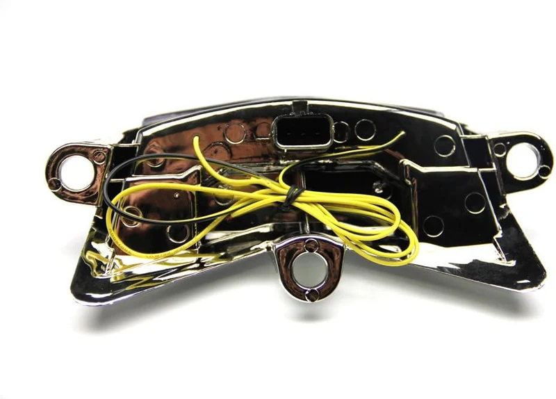 aVDB-moto LED-Bremslicht mit integrierten Blinker kompatibel mit Kawasaki ZX10R 2004/2005 (Klar), Kl