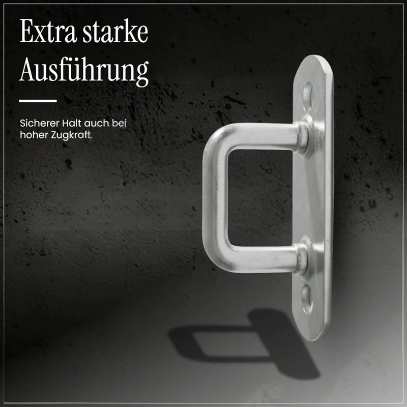 EnB Riemenkrampe 15x34 mm – 20 Stück verzinkte Planenhaken Made in Germany – extrem widerstandsfähig