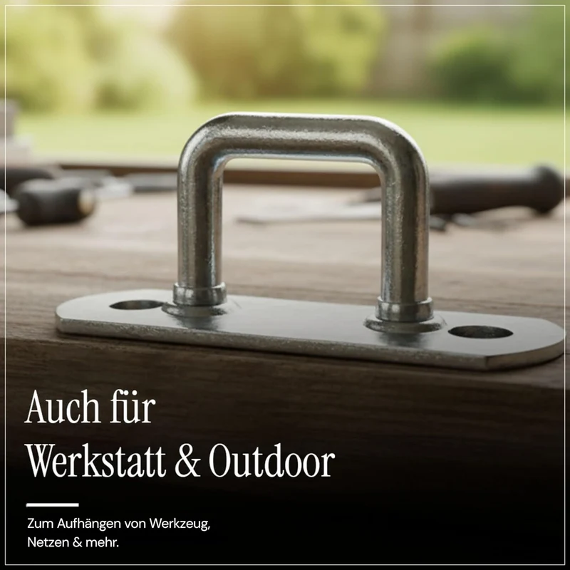 EnB Riemenkrampe 15x34 mm – 20 Stück verzinkte Planenhaken Made in Germany – extrem widerstandsfähig