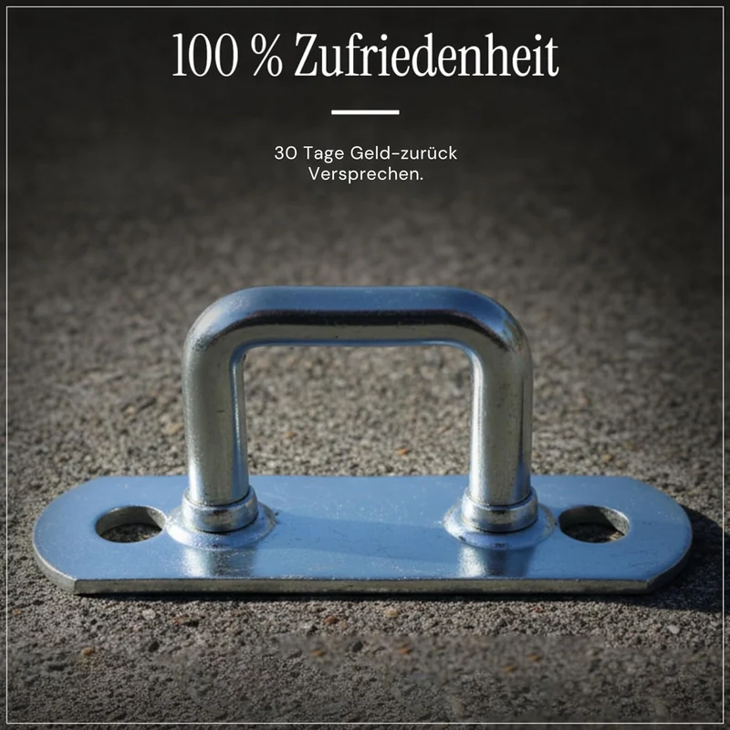 EnB Riemenkrampe 15x34 mm – 20 Stück verzinkte Planenhaken Made in Germany – extrem widerstandsfähig