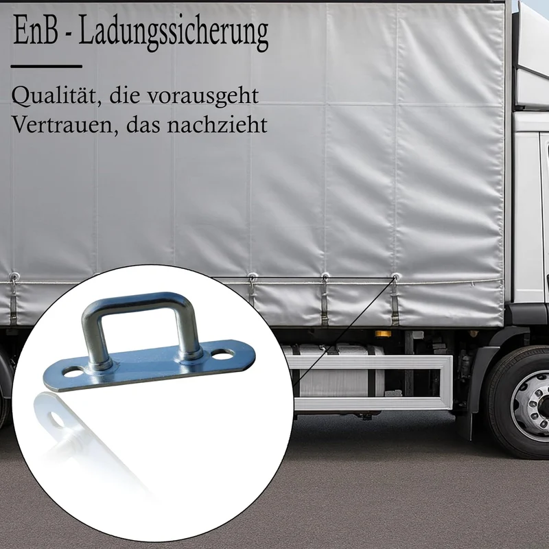 EnB Riemenkrampe 15x34 mm – 20 Stück verzinkte Planenhaken Made in Germany – extrem widerstandsfähig