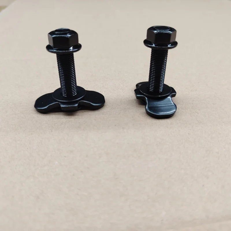 Schraubfitting Airlineschiene, 6 Stück M10x45 Endbeschlag Single | Airlineschiene Fitting Zurrschien