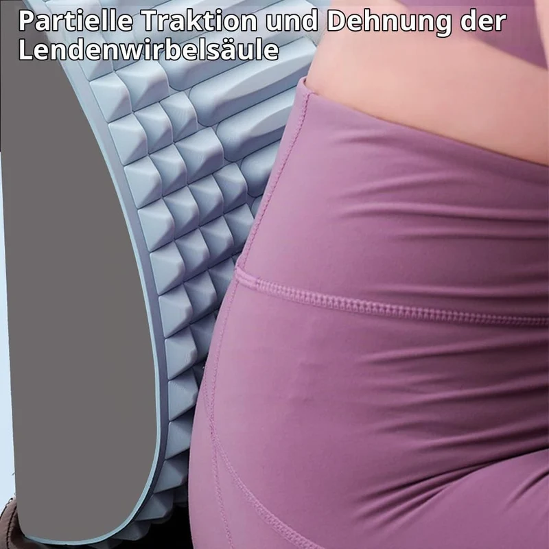 Jiahuade Lendenwirbelkissen Stützen Eva,Lendenkissen Orthopädisch,Nacken und Rückendehner,Rücken Sch