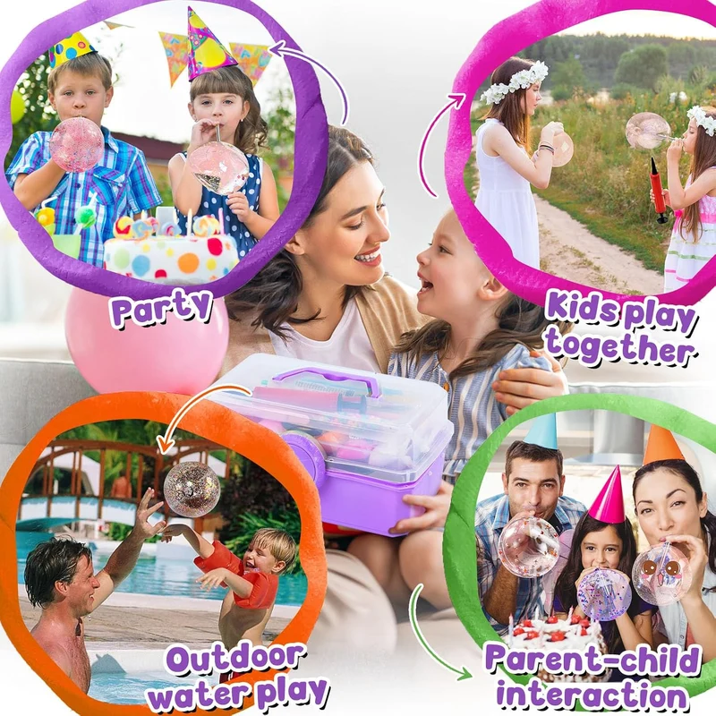 vamei Nano Tape Bubbles Set Bastelkoffer Bastelset Kinder Pro, Pro