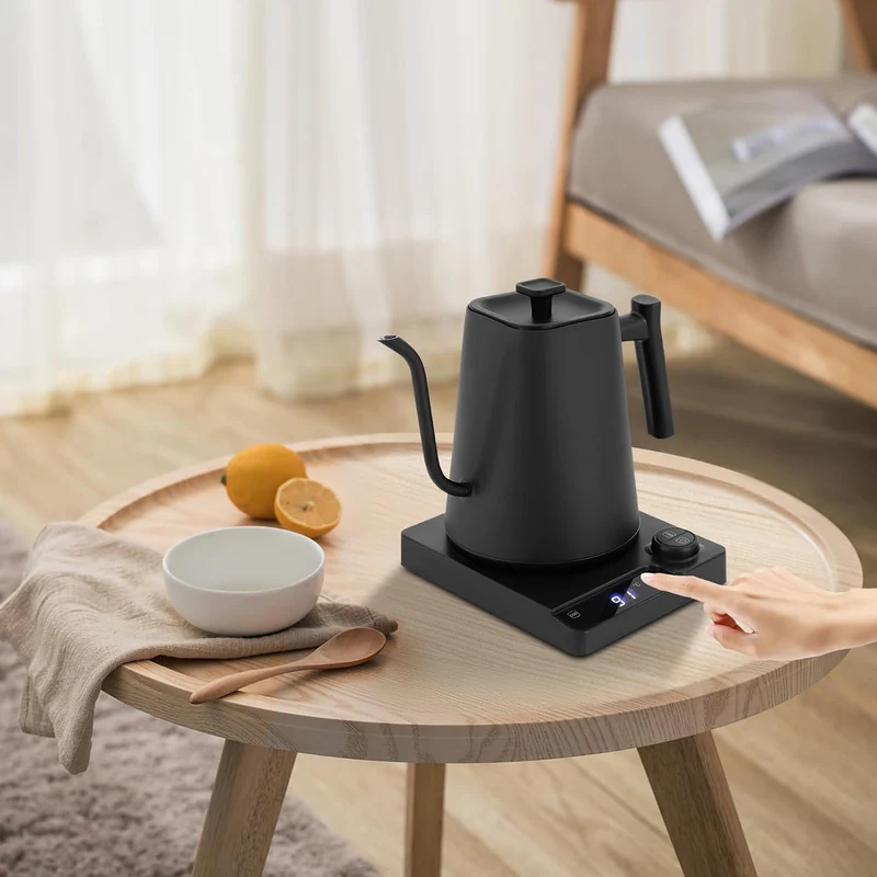 Heisswasserspender mit Echtzeit-Temperatureinstellung, Schwanenhals Wasserkocher, kitchen aid Wasser