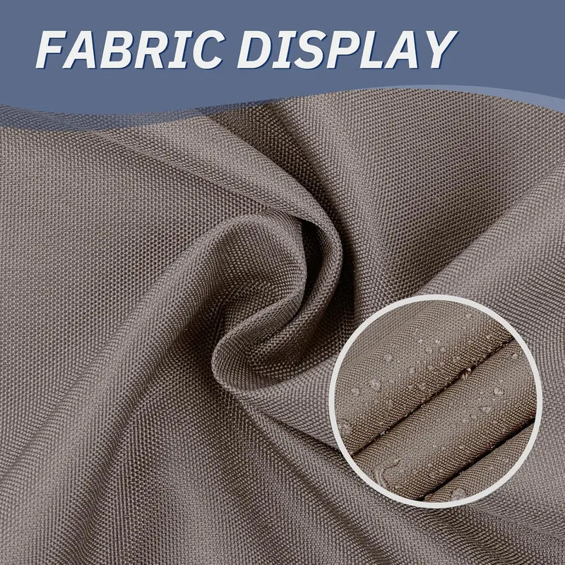 HENG FENG Balkon Sichtschutz 100x300cm Wetterfest, Taupe 1x3m Taupe, 1x3m Taupe