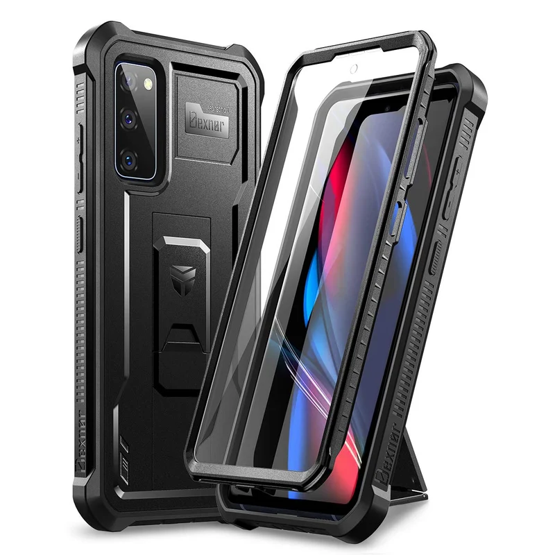 Dexnor Hülle Kompatibel mit Samsung Galaxy S20 FE 5G 6,5" (Not Fit S20) mit Integriertem Displayschu