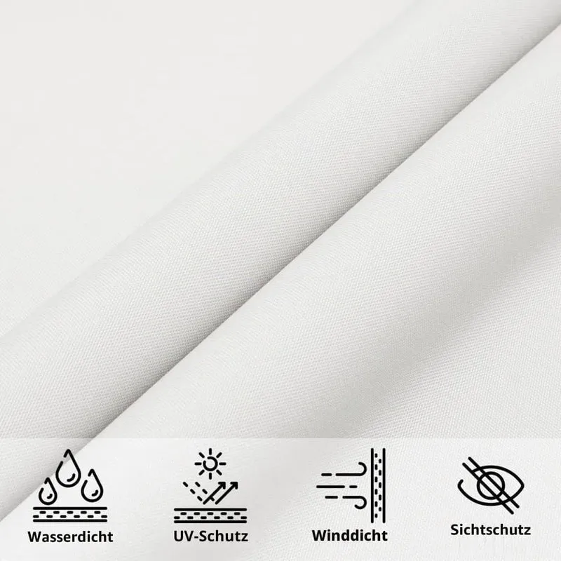 vidaXL Sonnensegel Wasserfest Sonnenschutz Windschutz Sonnendach UV Schutz Garten Terrasse Balkon Ox