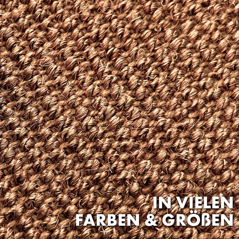 casa pura Katzen Kratzmatte rund 80cm Ø aus Natur Sisal Kratzteppich Kratzmöglichkeiten für Katzen K
