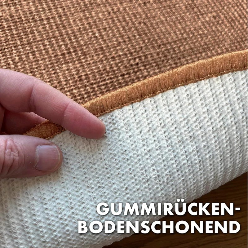casa pura Katzen Kratzmatte rund 80cm Ø aus Natur Sisal Kratzteppich Kratzmöglichkeiten für Katzen K