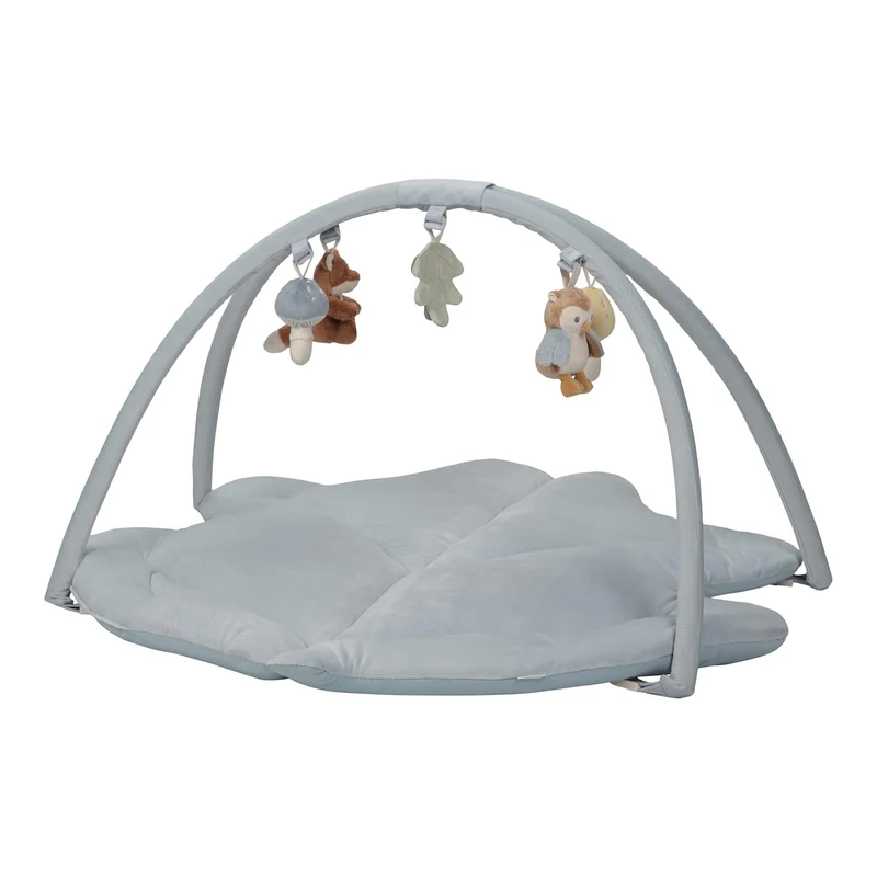 Little Dutch Krabbeldecke mit Spielbogen Activity Baby blau - Forest Friends