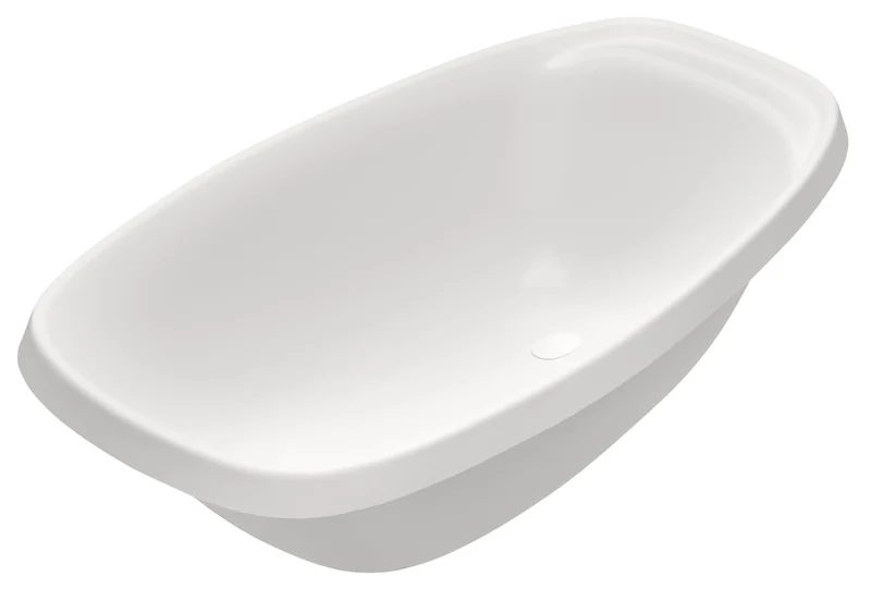 Orthex Badewanne 50 L mit Stöpsel | Weiss | Babywanne | BPA-frei | 10 Jahre Garantie | L90 x B47 x H