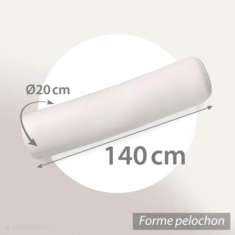 GRIZZ'LIT PLUMES Nackenrolle, 140 cm, 100% Entenfedern
