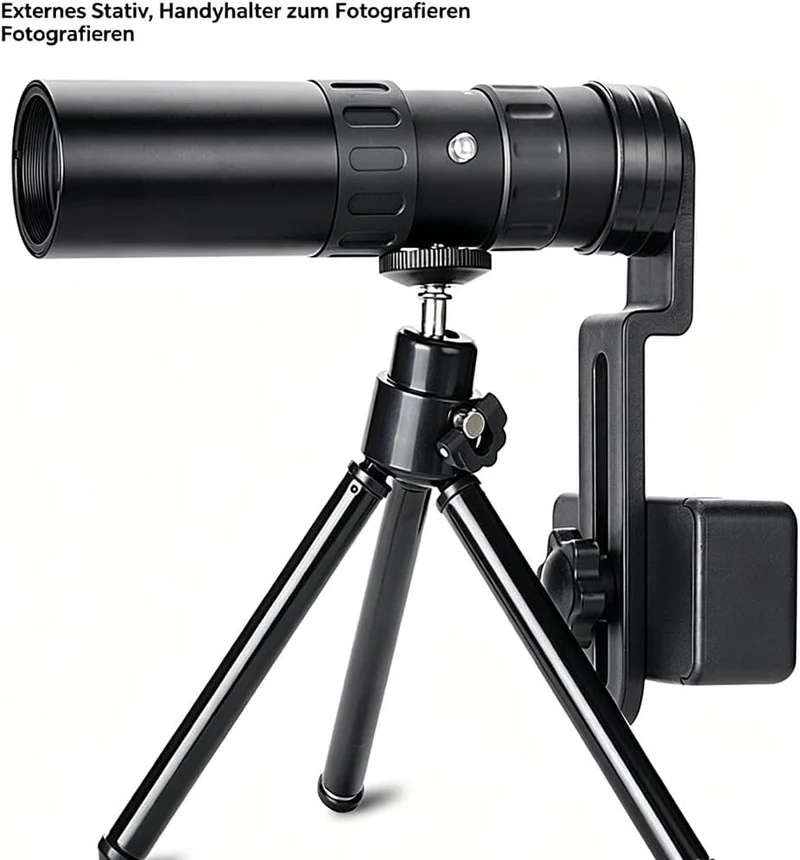 Zoom Monokular Fernglas, 10-300x40mm, Hochvergrösserung HD, Mini-Teleskop für Outdoor, Vogelbeobacht