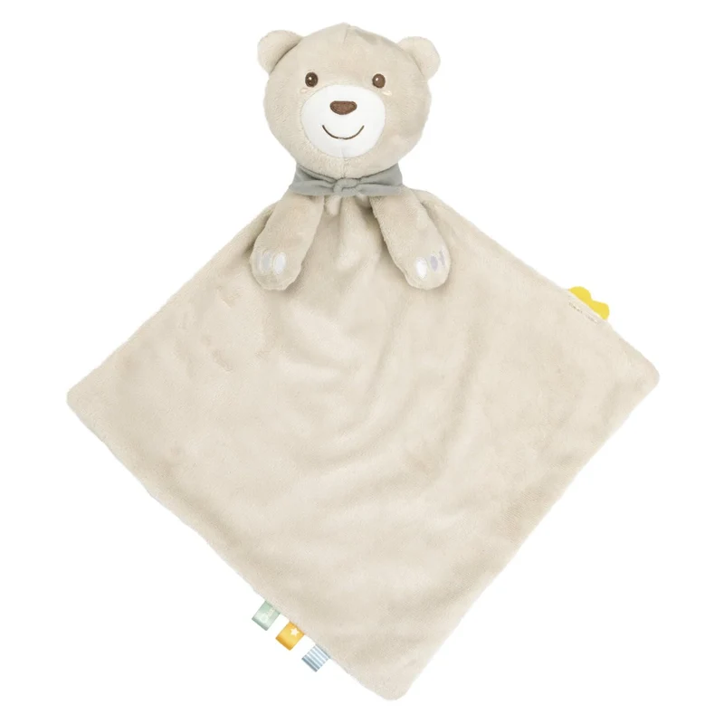 Chicco Spiel Maxi Doudou, Plüschspielzeug aus weichem Samt in Form eines Teddybären, mit klassischer