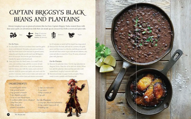 Sea of Thieves: The Cookbook: Over 80 Delicious Recipes for Fish, Meat, Vegan & Vegetarian Dishes, P