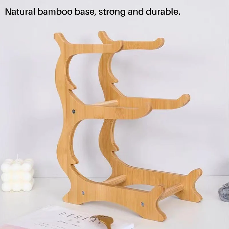 Etagere 3 Etagen mit Obstschale, Mehrstöckiger Obstkorb für Küche, Moderne Obst Etagere Holz, Frucht