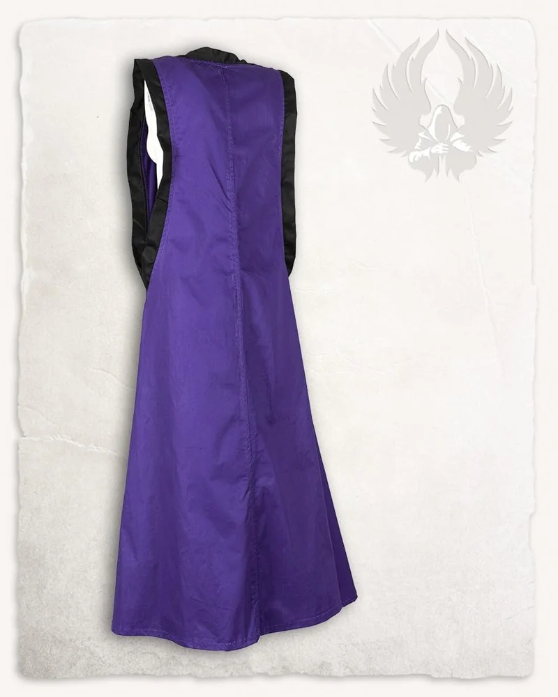 MYTHOLON Juliana Kleid Baumwolle lila, S, Kleid Mittelalter Damen, LARP, Cosplay, Wikinger S Lila, S