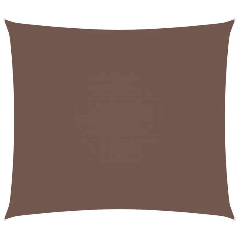 vidaXL Sonnensegel Oxford-Gewebe Rechteckig 2x2,5 m Braun Braun 2 x 2.5 m, Braun 2 x 2.5 m