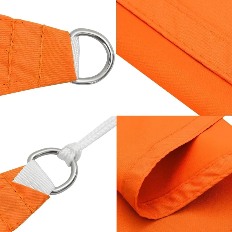 vidaXL Sonnensegel Oxford-Gewebe Rechteckig 2,5x3,5 m Orange Orange 2.5 x 3.5 m, Orange 2.5 x 3.5 m