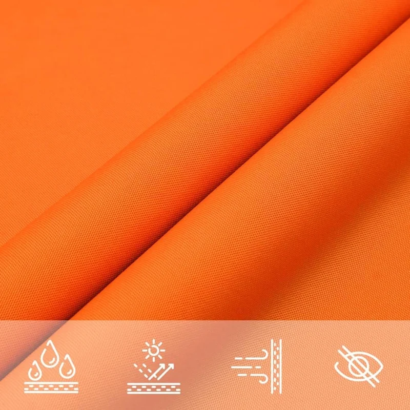 vidaXL Sonnensegel Oxford-Gewebe Rechteckig 2,5x3,5 m Orange Orange 2.5 x 3.5 m, Orange 2.5 x 3.5 m