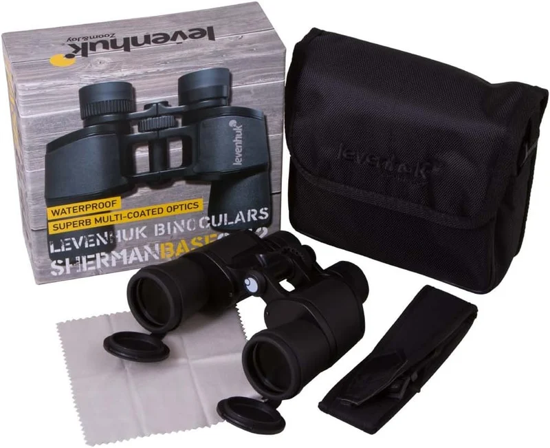 Levenhuk Sherman Base 8x42 Fernglas für Erwachsene, Kompakt, 8x42