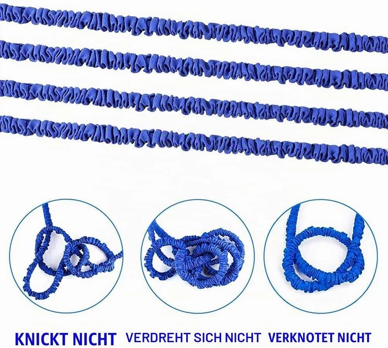 Yiting Gartenschlauch Flexibel 7.5m/15m/30m/37.5m, Wasserschlauch Dehnbar 25ft/50ft/100ft/125ft mit