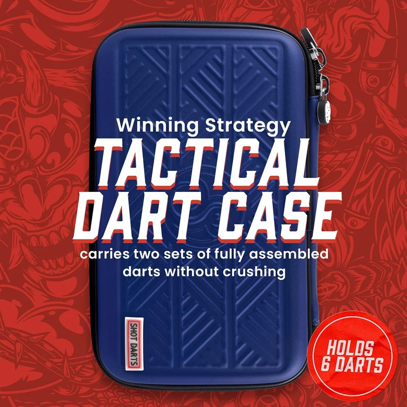 Shot! Taktische Darts Darts Geldbörse Blau, Blau