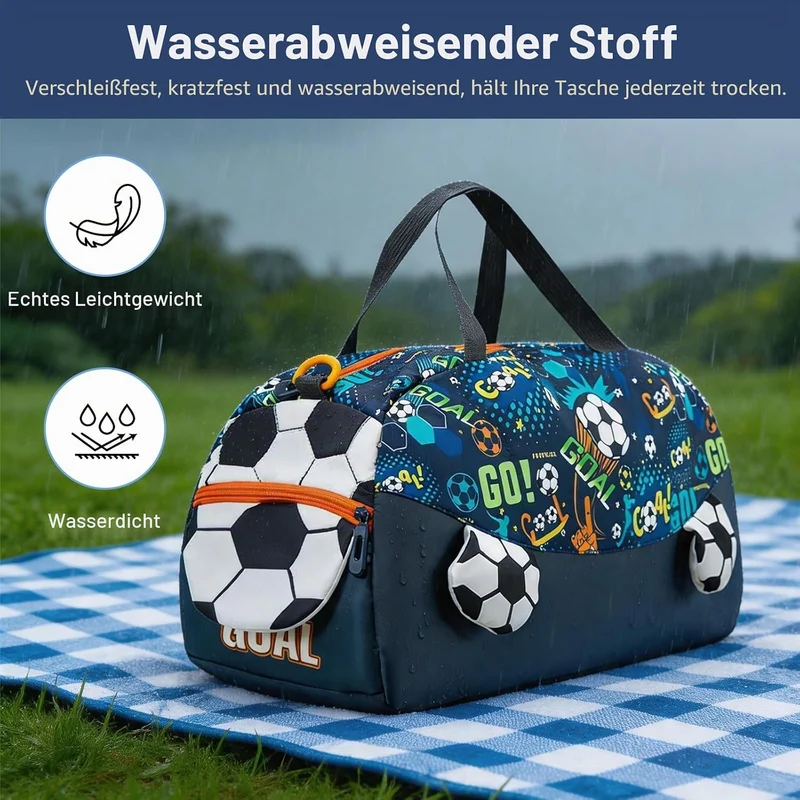 Sporttasche Kinder Wasserdicht Badetasche, Schwimmtasche Jungen Damen Gym Bag, Sportrucksack, Weeken