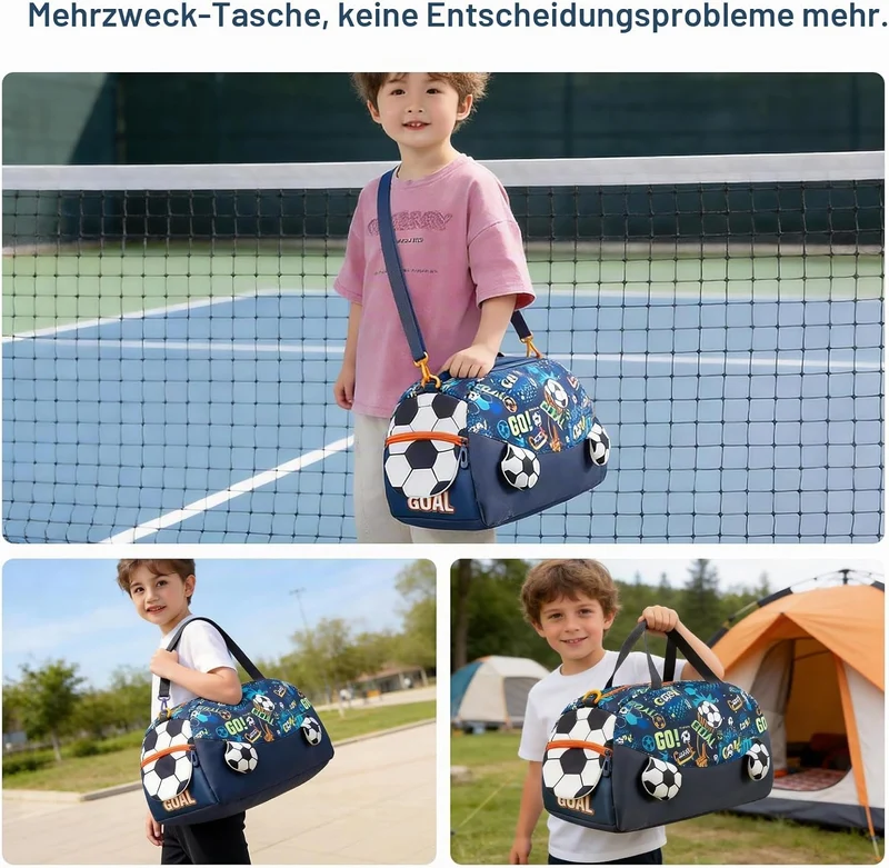 Sporttasche Kinder Wasserdicht Badetasche, Schwimmtasche Jungen Damen Gym Bag, Sportrucksack, Weeken