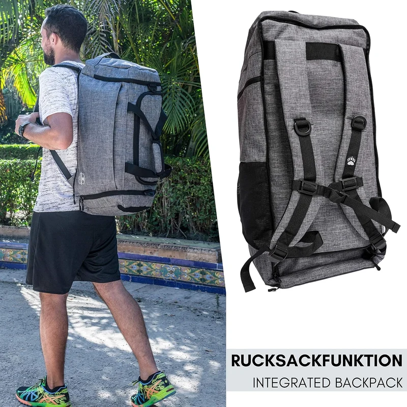 Ultimate Sportbag | nachhaltige Sporttasche mit Schuhfach & Nassfach mit Rucksackfunktion für Herren