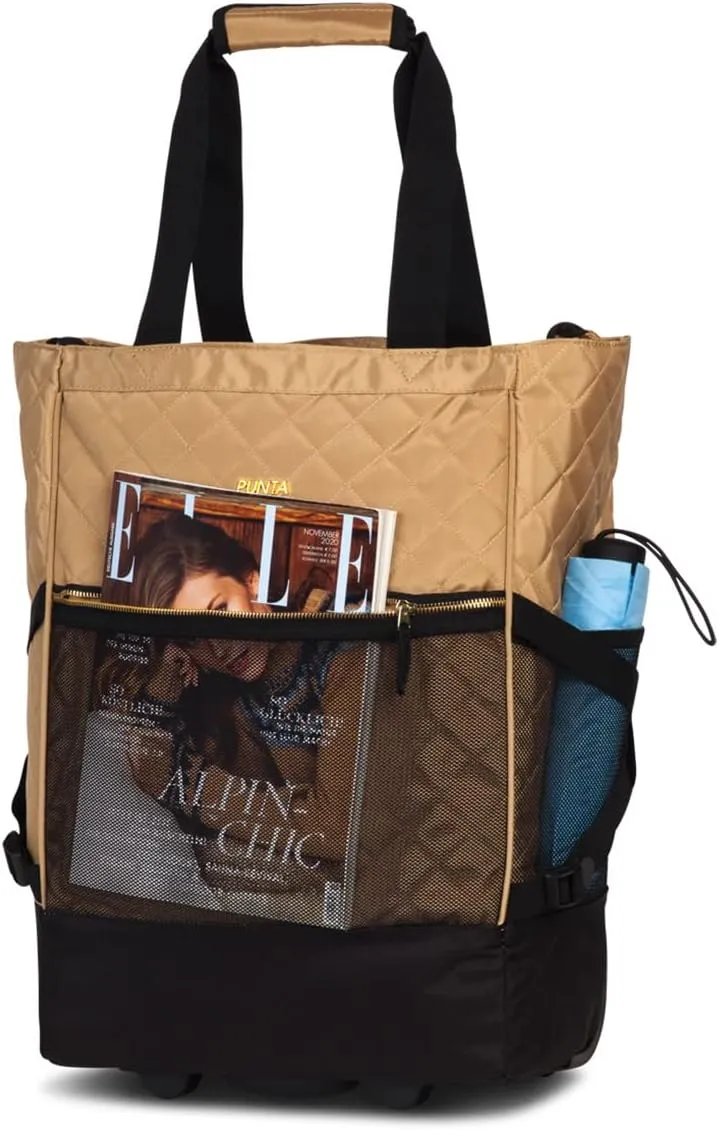 Punta einkaufswagen Wheel Classy 33 Liter Polyester beige