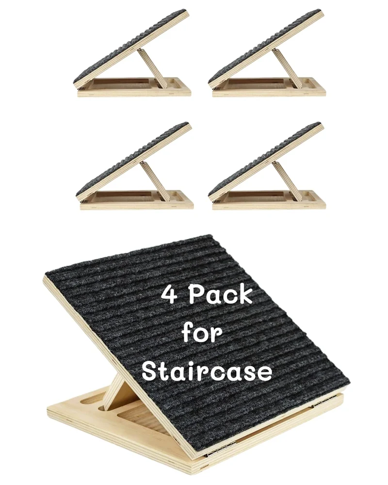 Okydoky Klappbare treppen für Hunde, Rampe Hund treppe,rutschfeste, 4 Pack für kleine oder mittlere