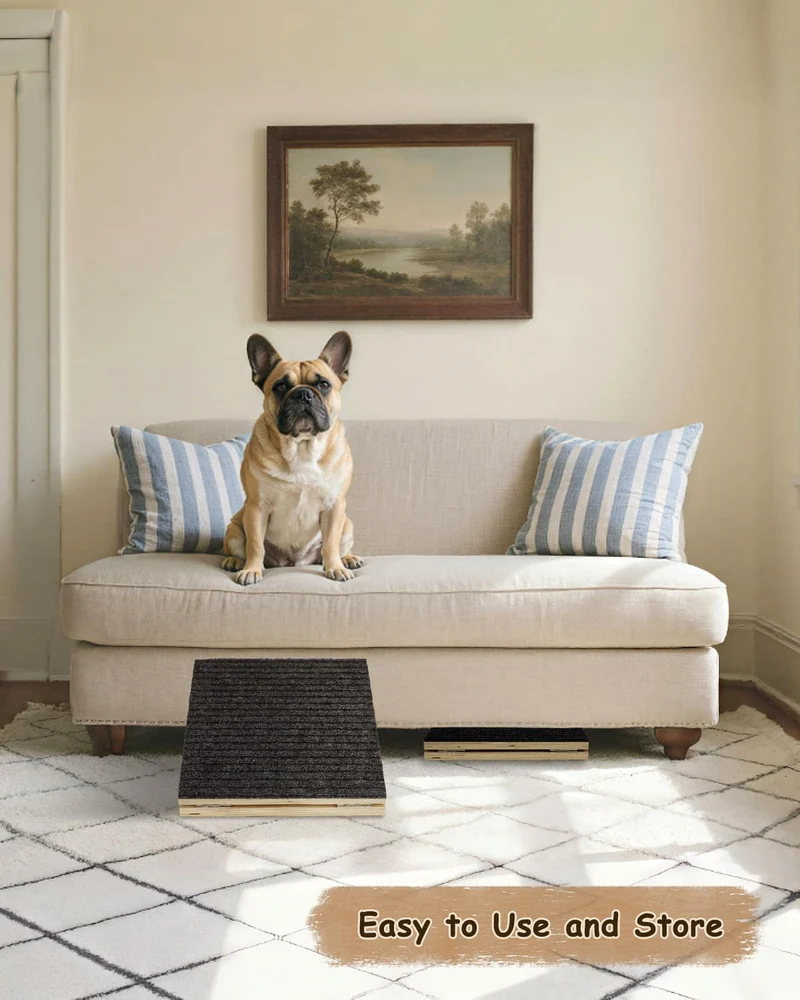 Okydoky Klappbare treppen für Hunde, Rampe Hund treppe,rutschfeste, 4 Pack für kleine oder mittlere