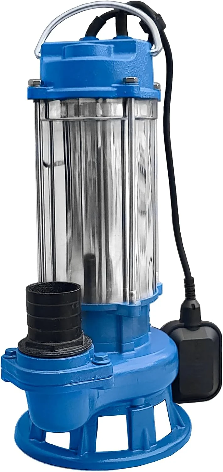 Set IBO Furiatka 2 Tauchpumpe Pumpe Wasserpumpe V1500 230V mit Zerkleinerer + 20m Schlauch + 2" Ansc