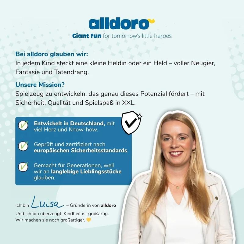alldoro 60801 Faltbare Spielmatte 3-in-1, Krabbelunterlage, Tipi-Zelt & Spielboot, ab 0 Jahren, 182