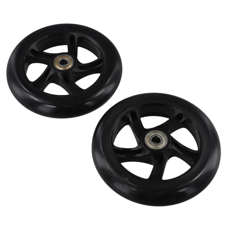 Scooter-Räder, 125 mm – 200 mm, mit Kugellagern für Roller, Rollschuhe, Trolleys, Mittellochdurchmes