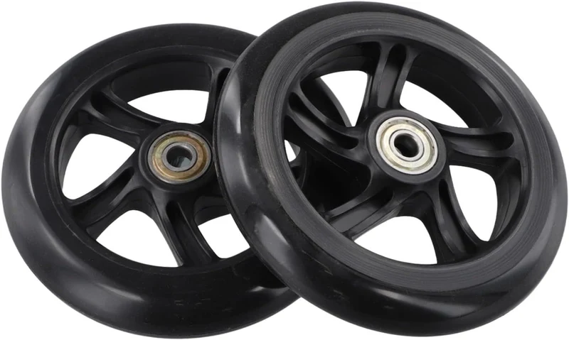 Scooter-Räder, 125 mm – 200 mm, mit Kugellagern für Roller, Rollschuhe, Trolleys, Mittellochdurchmes