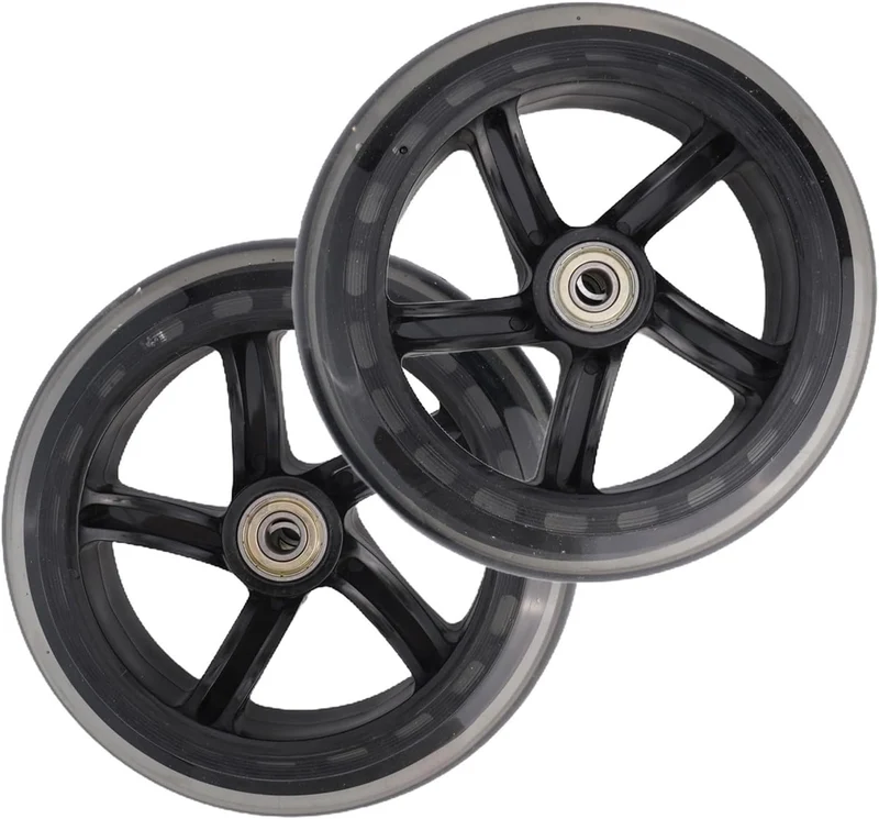 Scooter-Räder, 125 mm – 200 mm, mit Kugellagern für Roller, Rollschuhe, Trolleys, Mittellochdurchmes