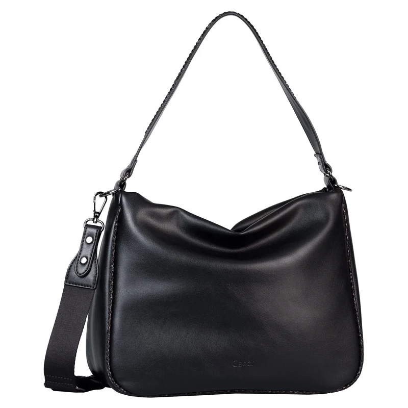 Gabor Damen Sena Schultertasche Schwarz, Schwarz