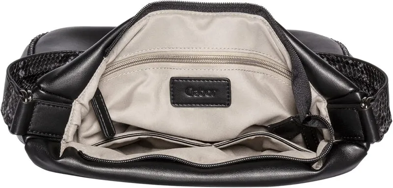 Gabor Damen Sena Schultertasche Schwarz, Schwarz