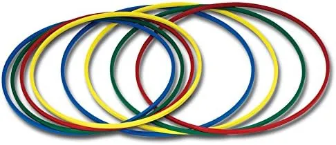 Betzold - Gymnastik-Reifen mit F.I.G Profil - Turnreifen Hula-Hoop 70 cm - gelb - 4 Stück, 70 cm - g