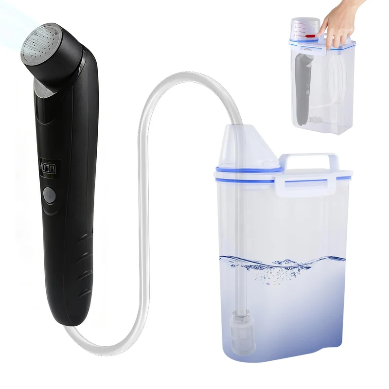 Portable Bidet, 2.5L Elektrisch Bidet, Reise Bidet Handbrause für Toilette Outdoor, Camping Flasche
