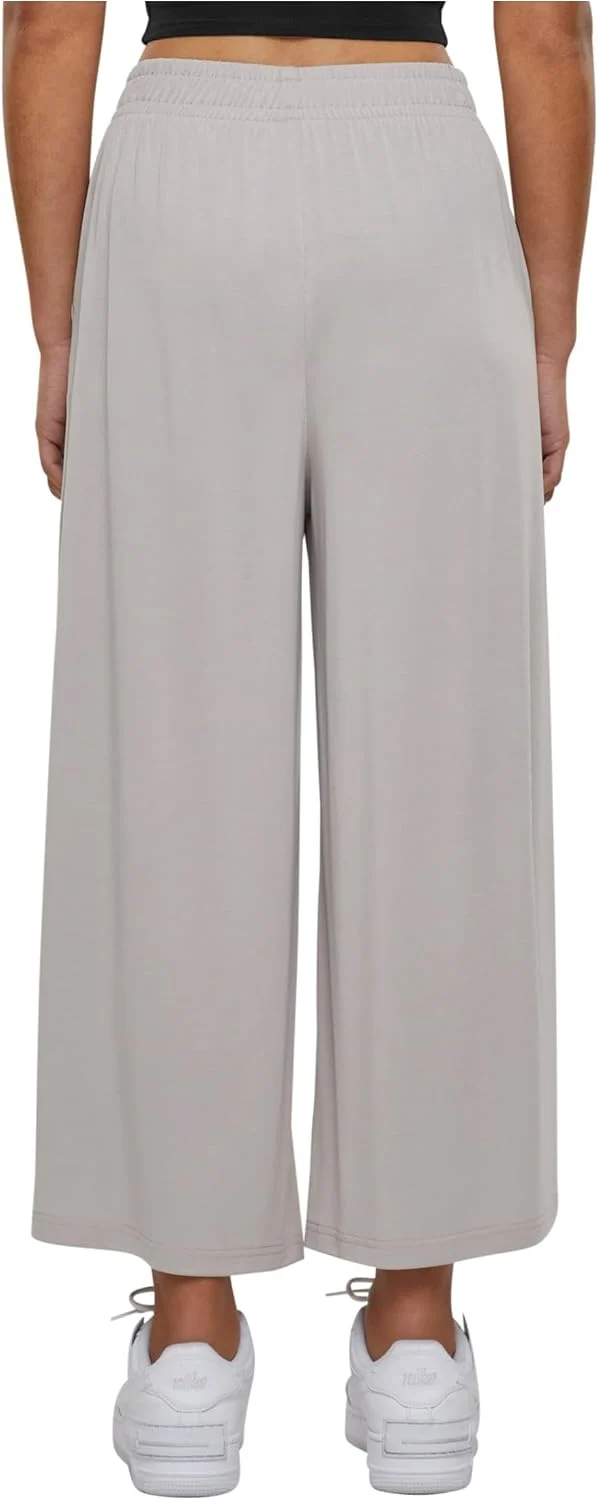 Urban Classics Frauen Hose Ladies Modal Culotte, lässige Culotte für Frauen, 3/4 Länge, mit Gummibun